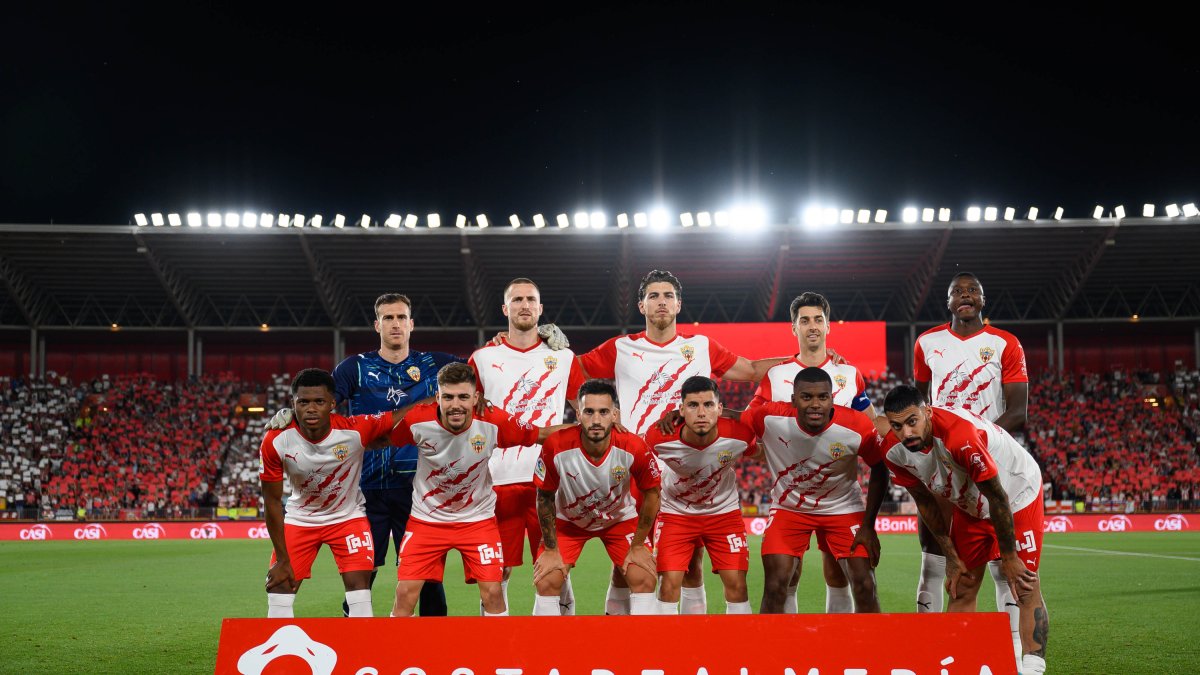 El once del Almería.