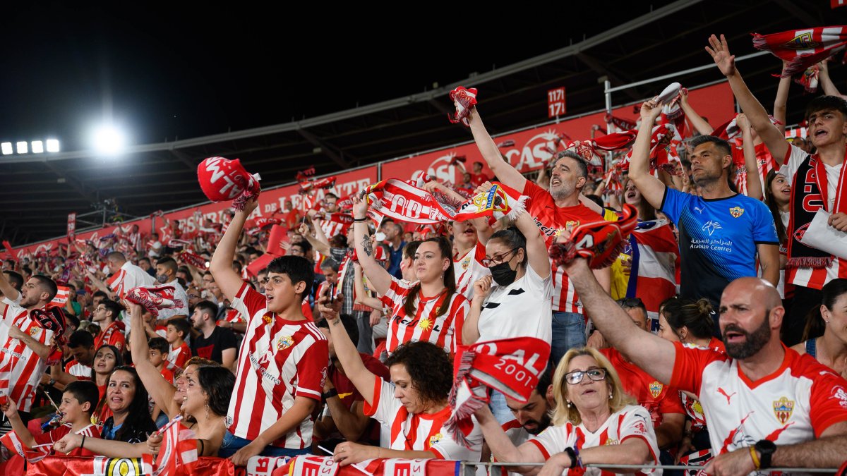 Una afición de Primera División.