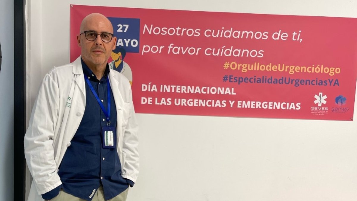 Antonio Duarte, jefe del servicio de urgencias de Torrecárdenas.