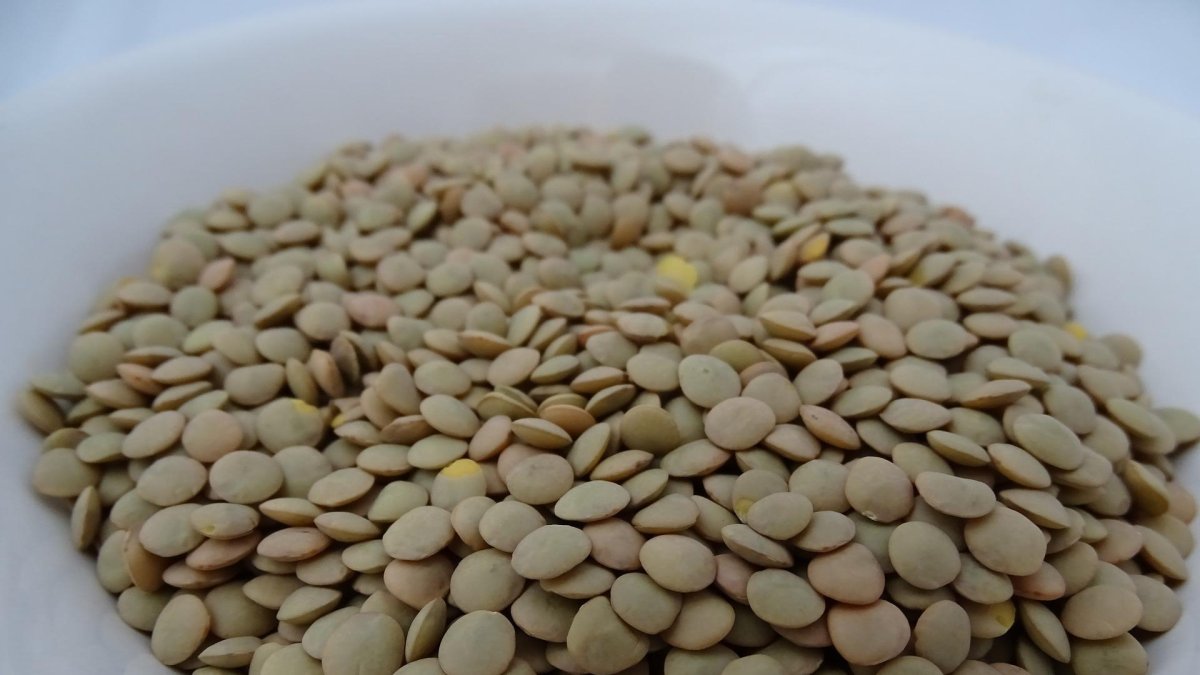 Lentejas, legumbre saludable.