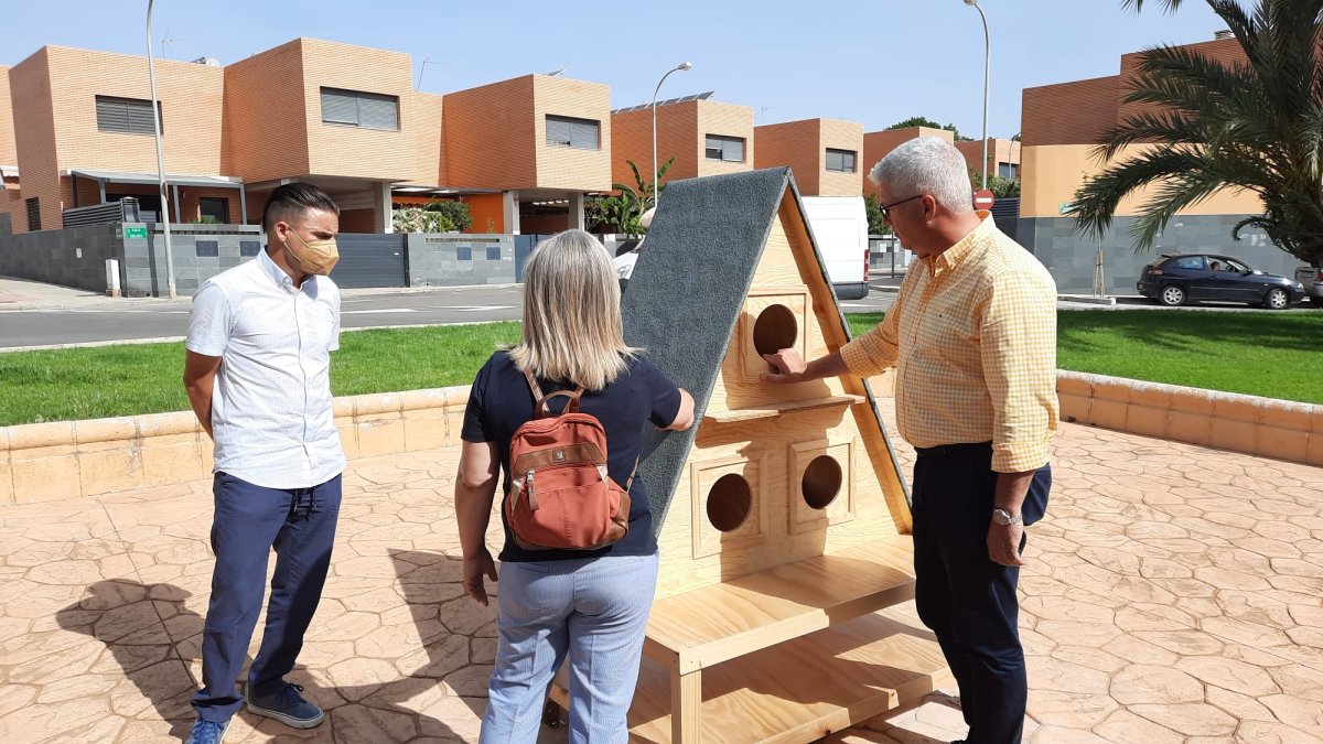 El Ayuntamiento de Huércal, pionero en Almería en habilitar casetas para gestionar las colonias felinas.
