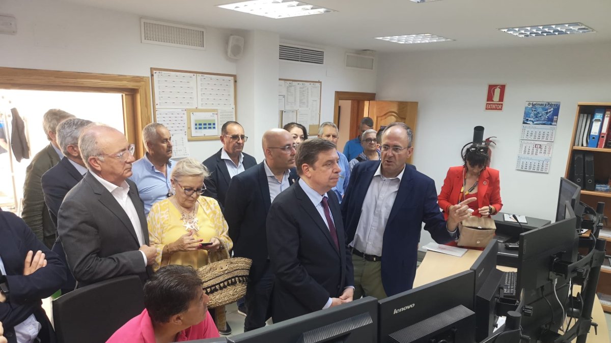 El ministro Luis Planas visita Aguas del Almanzora.