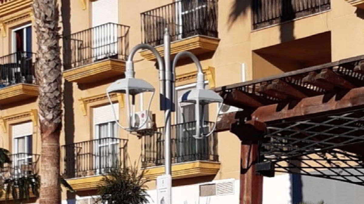 Nueva luminaria LED en Turre.