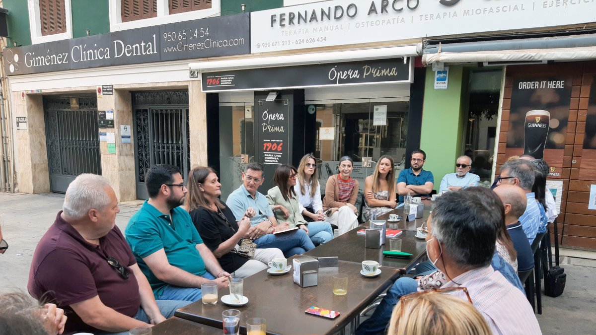 Sánchez Teruel afirma que acordará el plan de choque con el mundo de la cultura de Almería.