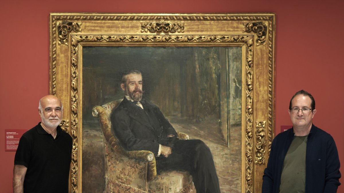 Pérez Rojas e Ibáñez durante la presentación del Pinazo.