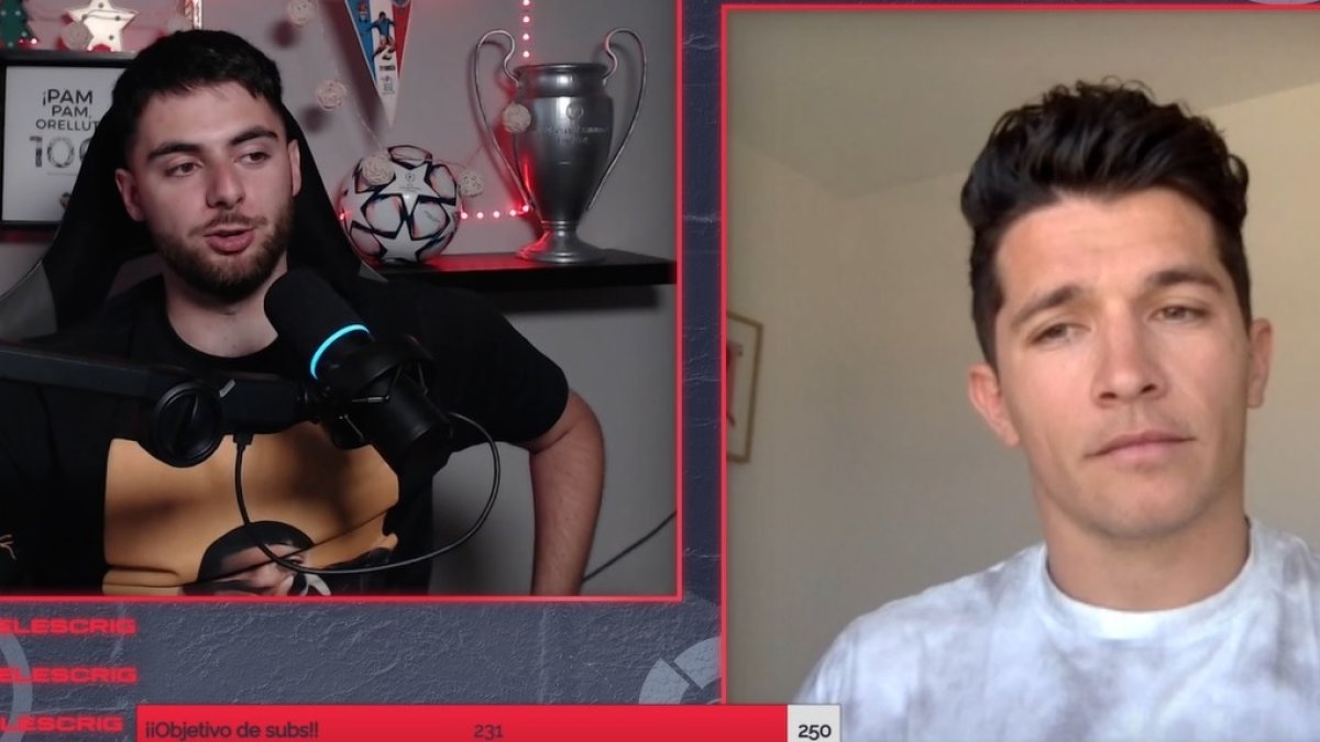 Rafa Escrig y Juanjo Nieto hablando en Twitch.