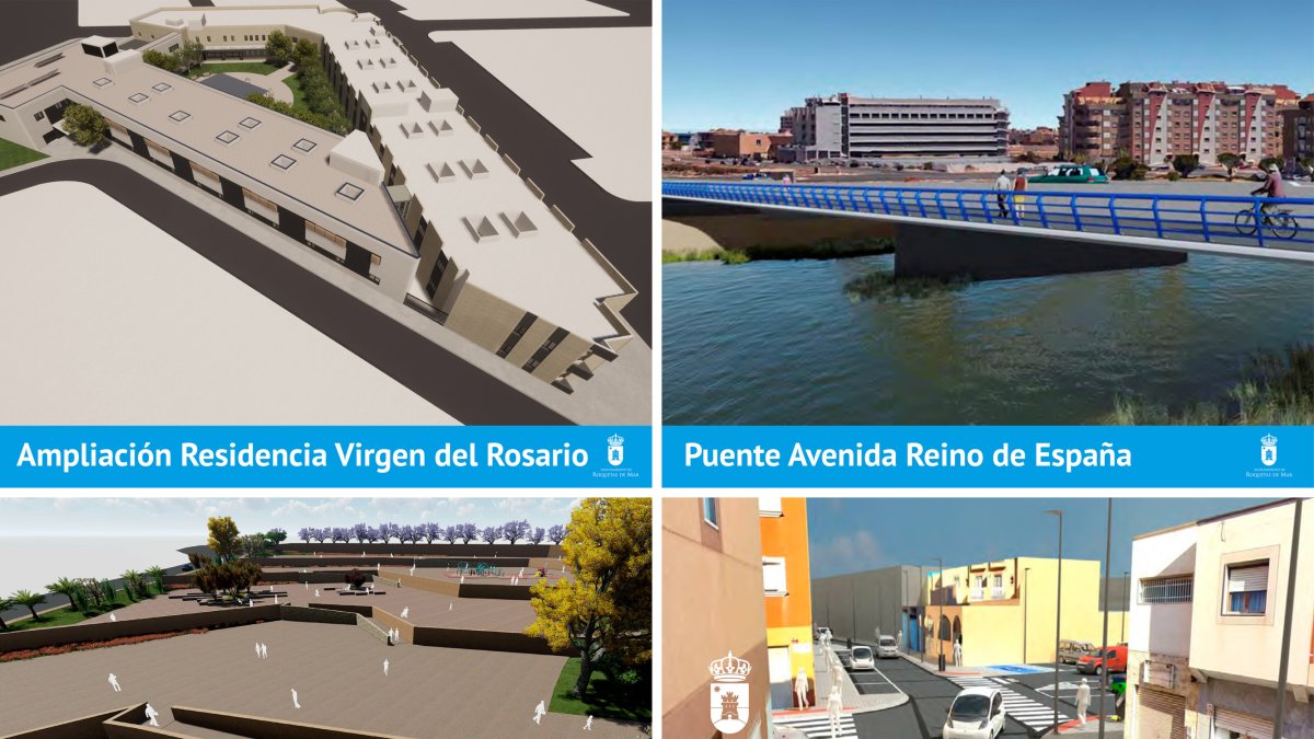 Imagen de los proyectos en Roquetas de Mar.