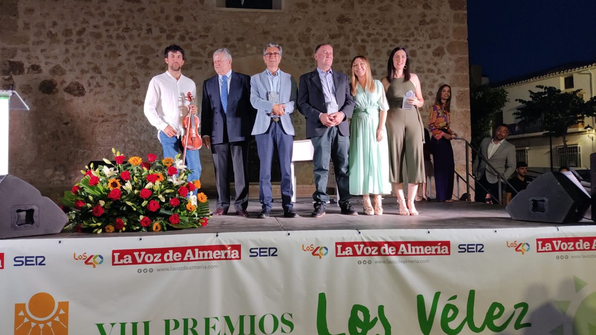 Galardonados en los VIII Premios de Los Vélez.