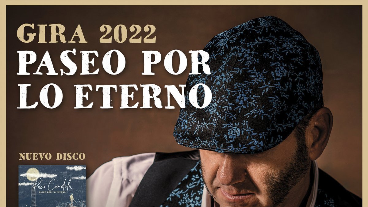 Cartel del concierto de Paco Candela.