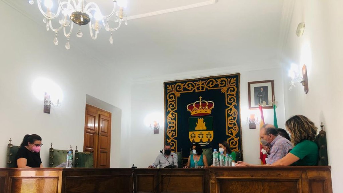 Sesión plenaria celebrada en Cantoria.