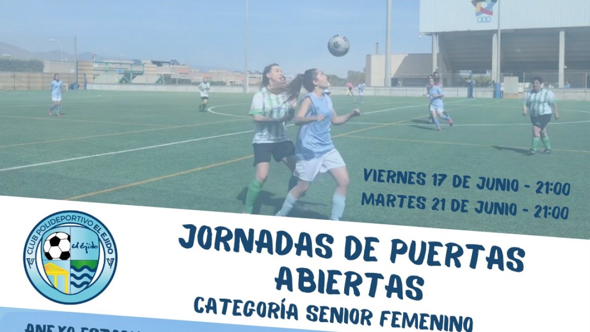 Cartel de las jornadas de captación.