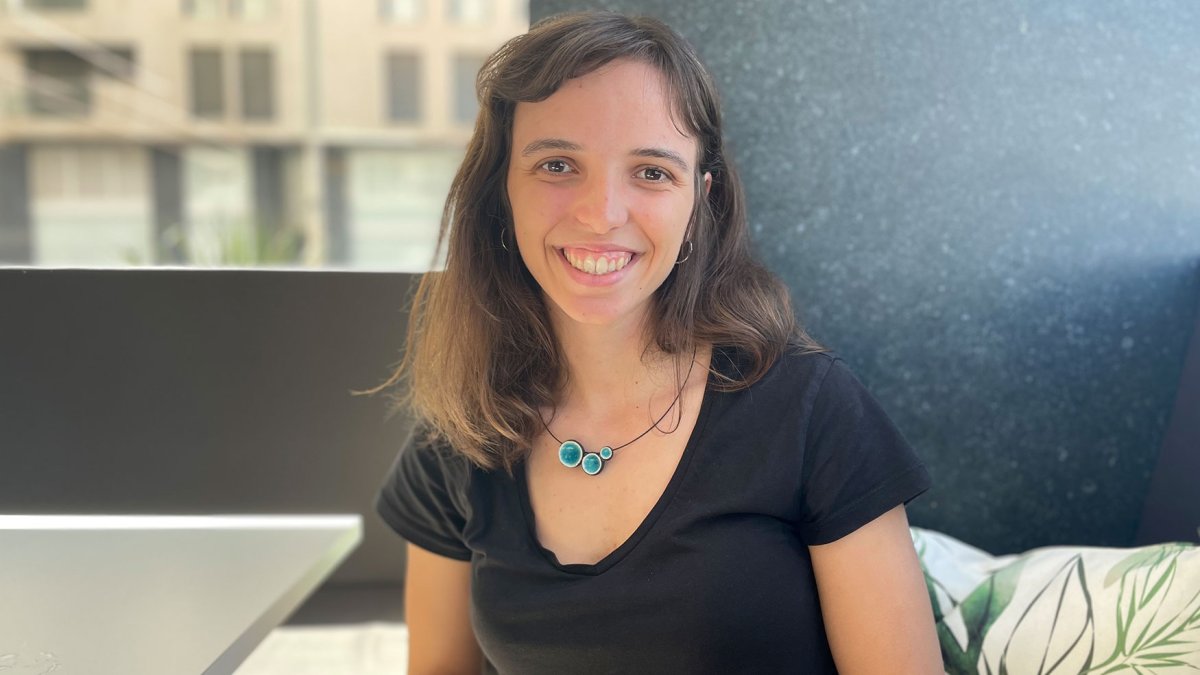 Laura Sancho, de vuelta a Almería para pasar las vacaciones estivales.