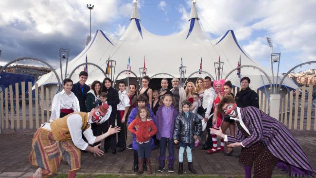 El Circo Encantado un espectáculo para toda la familia en el Recinto Ferial de Almería.