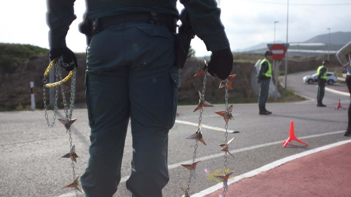 Control de la Guardia Civil