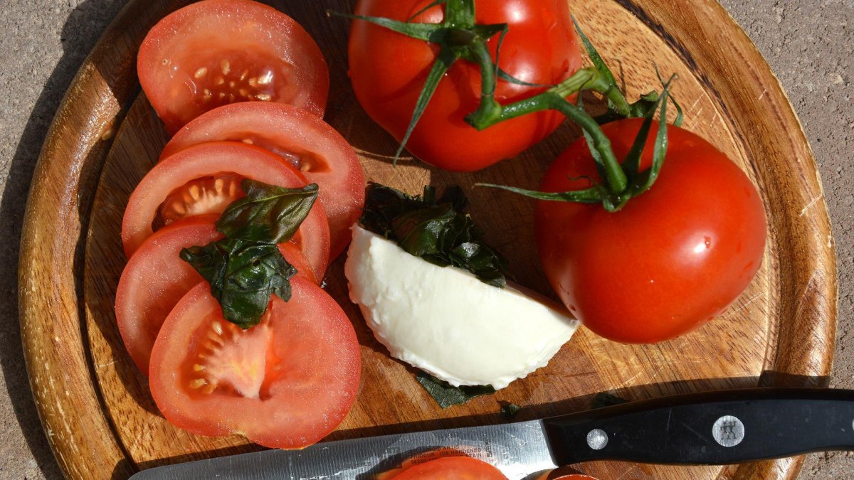 Ingredientes para una ensalada.