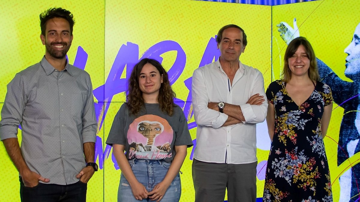 Roberto García, Gema Jiménez, Isaías Lafuente y Ana Alonso de Blas, ganadores del Premio Internacional de Periodismo Colombine.