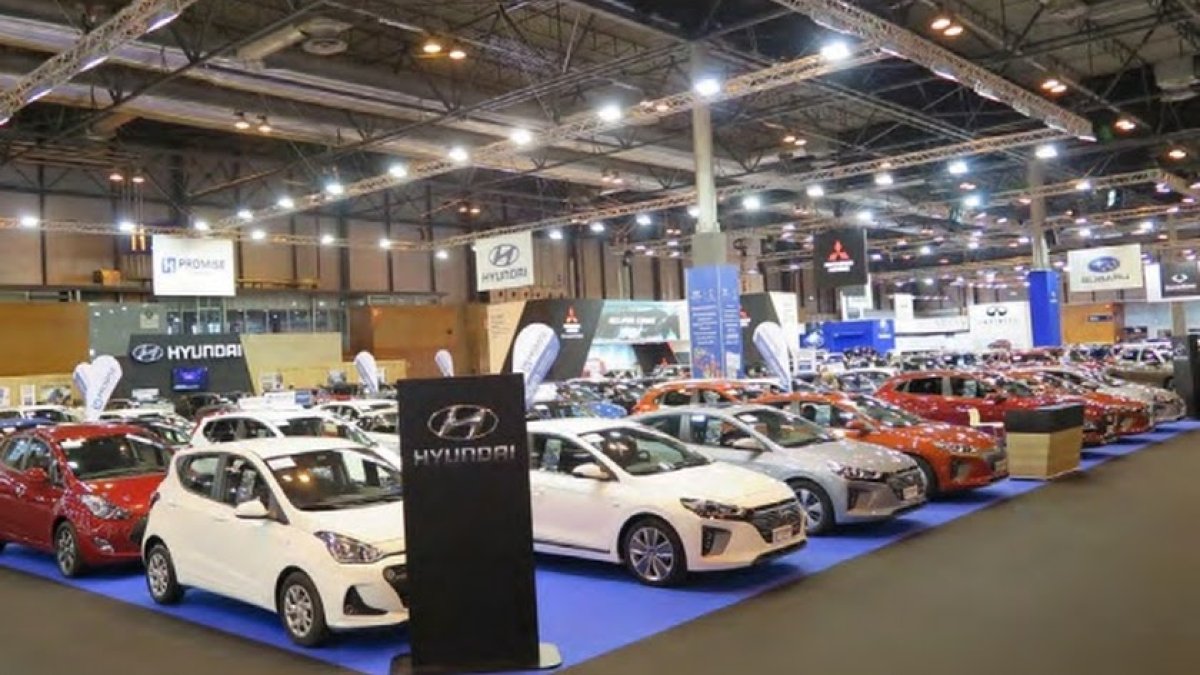 Imagen de una de las ferias del coche usado celebradas en la provincia