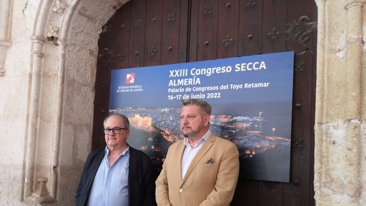 Alberto Albert y Diego Cruz, durante la presentación del congreso, la semana pasada.
