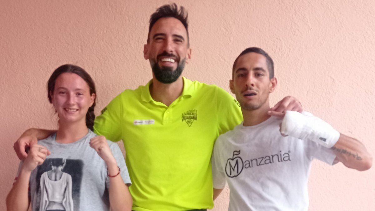 Natalia Sorroche, José Luis Cilla y Mohamed Vidal ya están listos para el Campeonato.