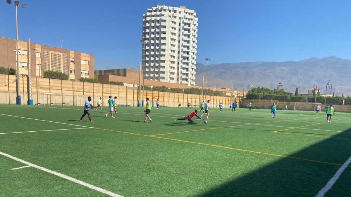 El equipo virgitano trabajado en el Anexo de Santo Domingo.