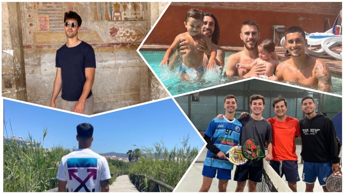 Los jugadores rojiblancos desconectan antes de regresar a los entrenamientos.