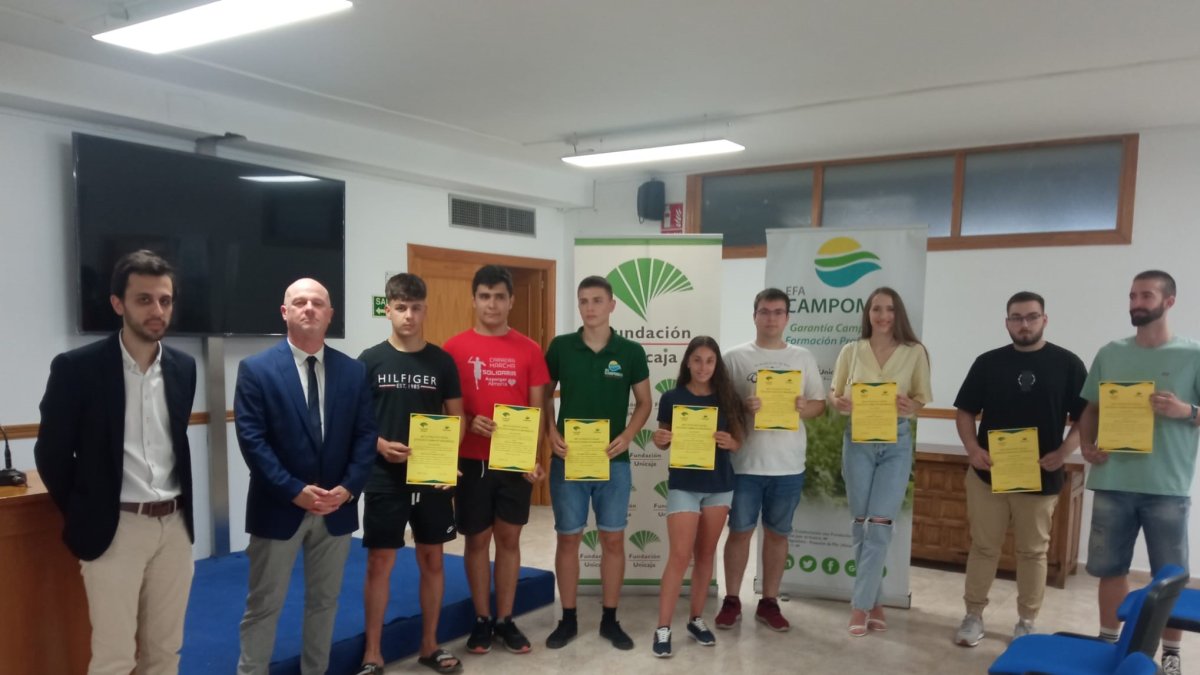 Entrega Becas Fundación Unicaja.