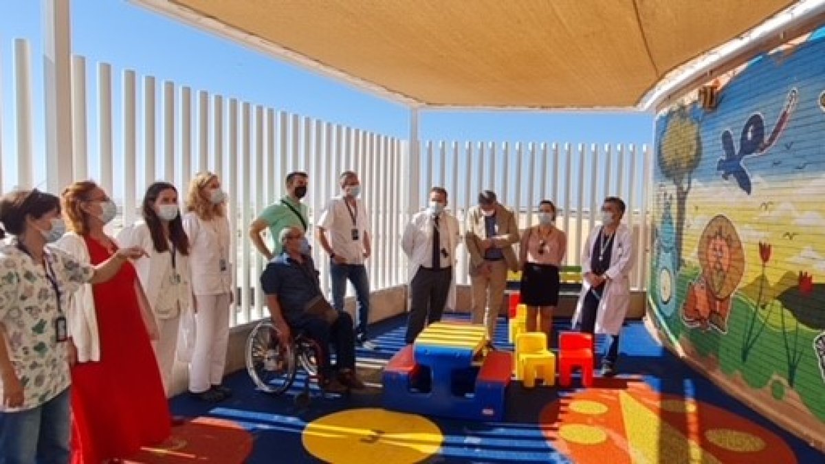 Inauguración de la nueva terraza de Pediatría del Hospital de Poniente.