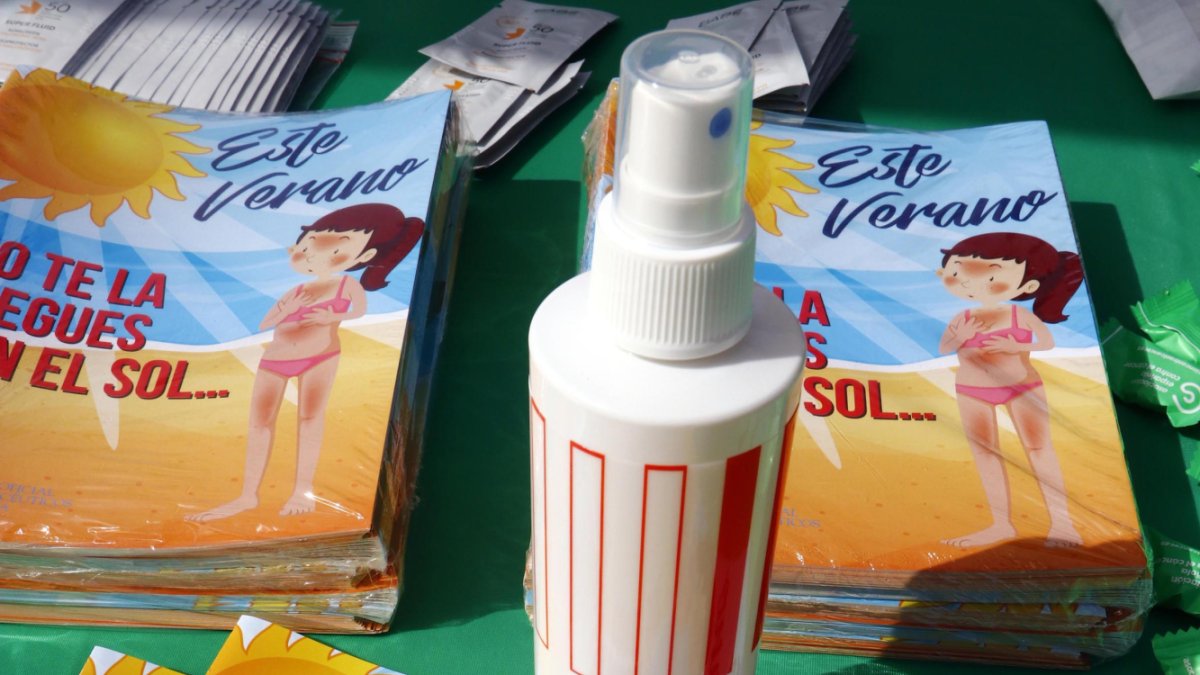 Campaña de verano contra el cáncer de piel.