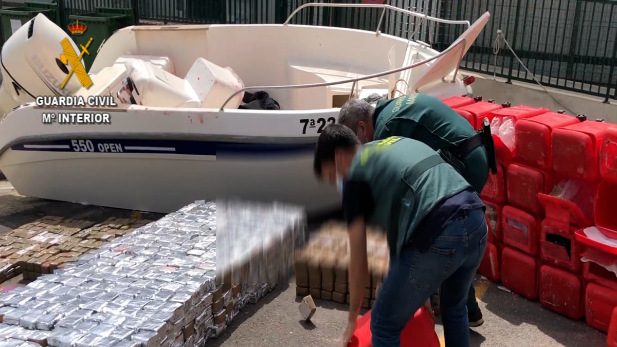 Imagen distribuida por la Guardia Civil en el marco de la operación Preticor.