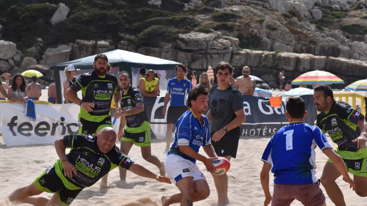 El equipo carbonero en acción.