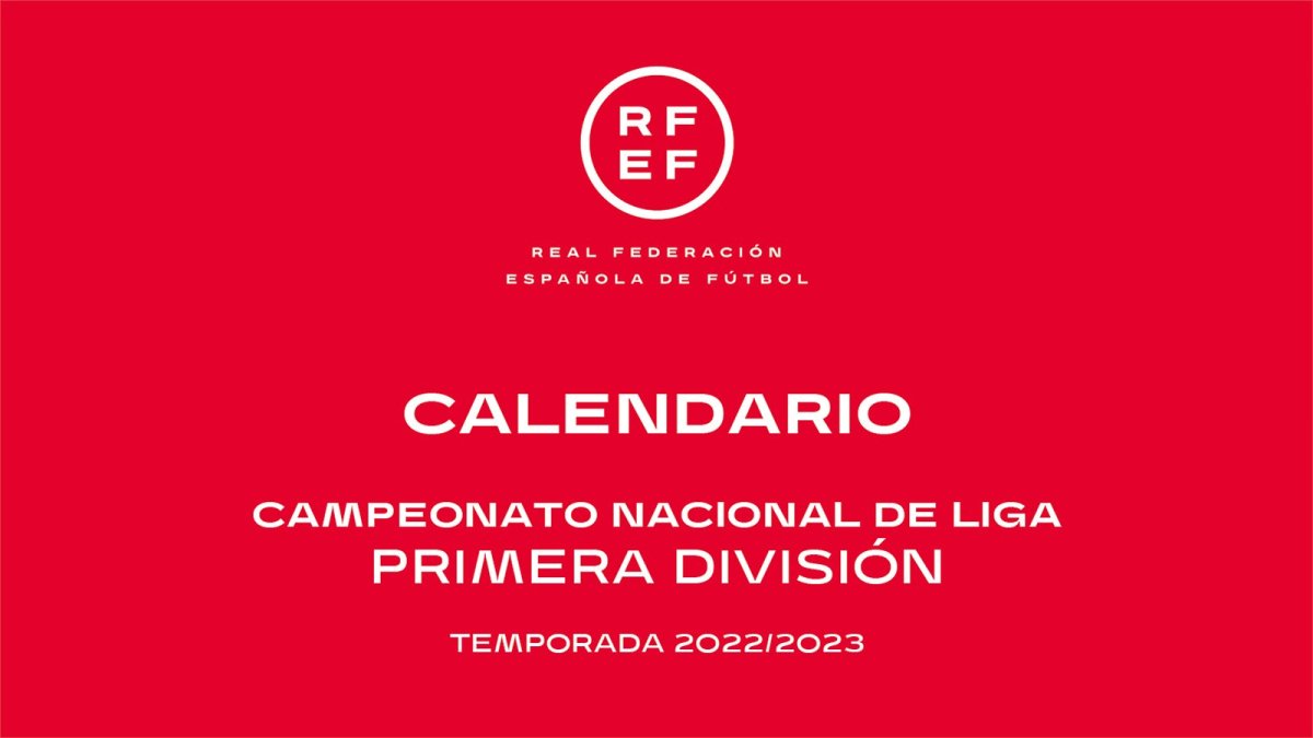 Ya está listo el calendario de Primera División 2022-2023.