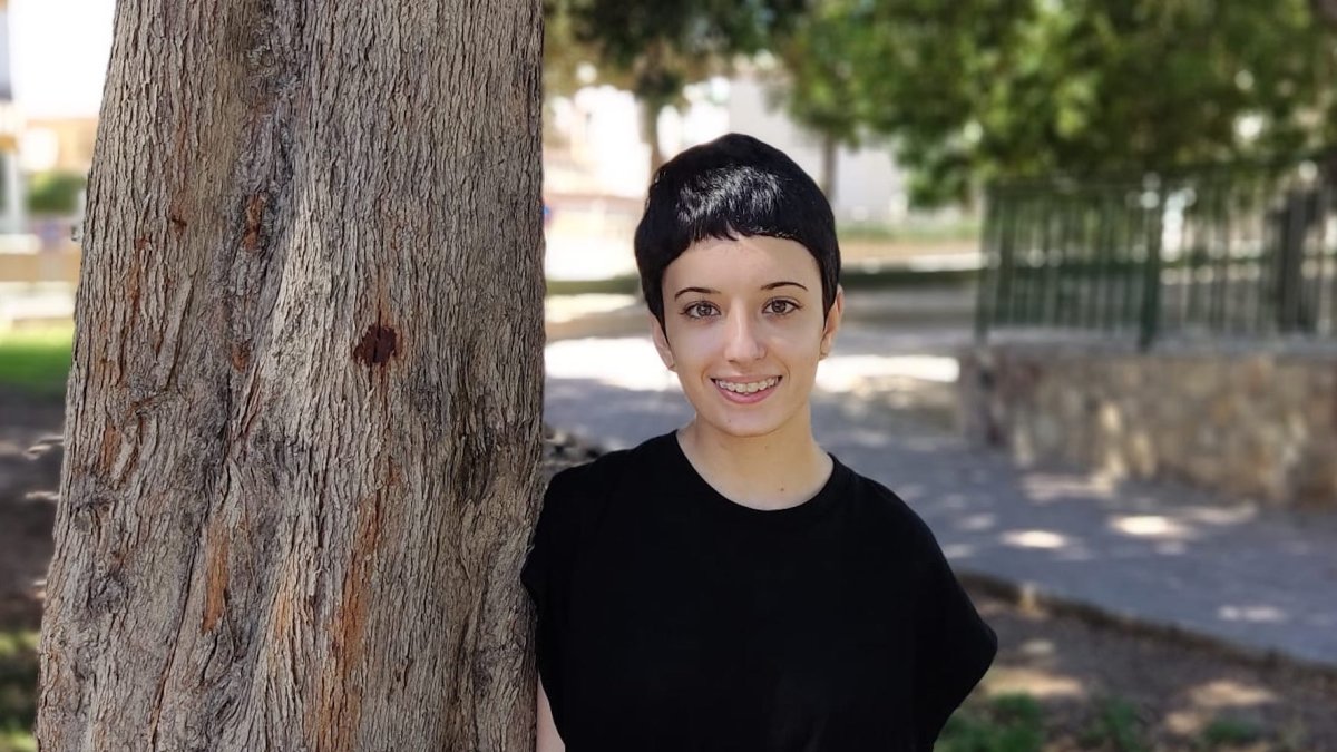 Naiara González Carrique, alumna del IES Azcona de Almería.