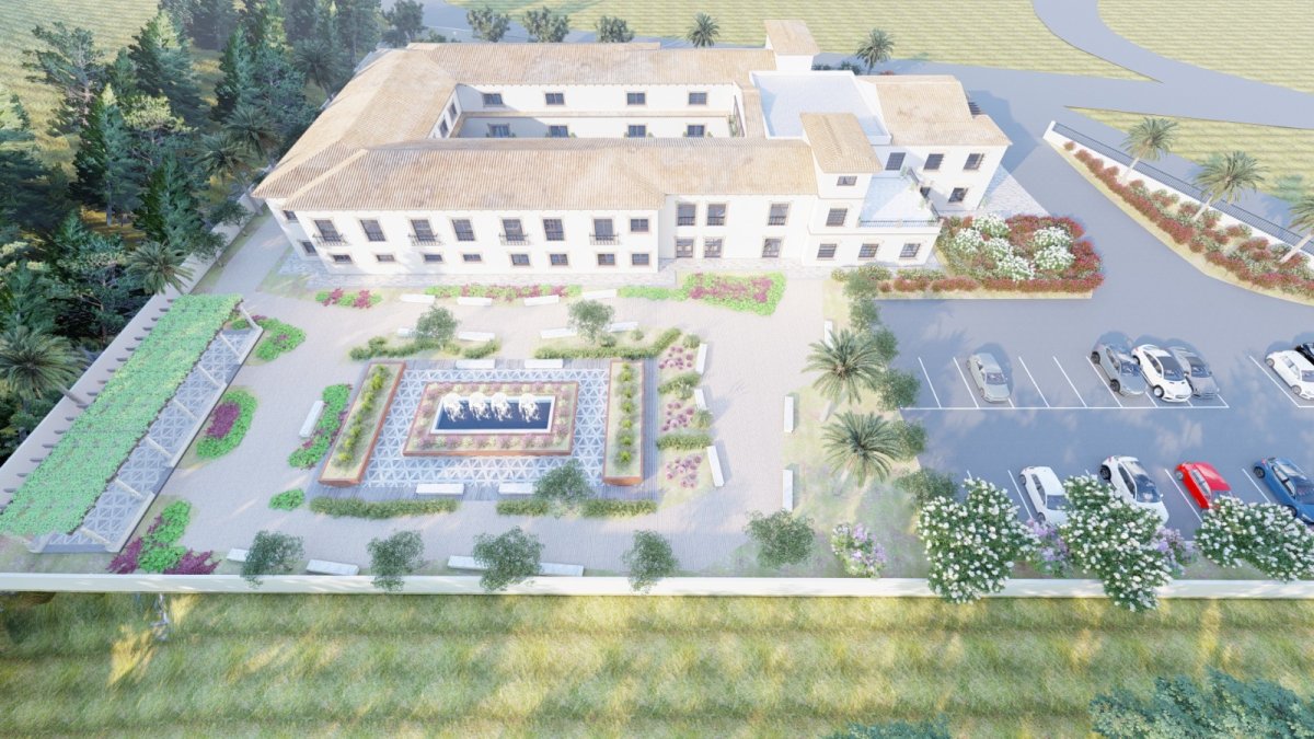 Imagen del proyecto de la nueva residencia elaborado por Proyme y Arquivirtual.