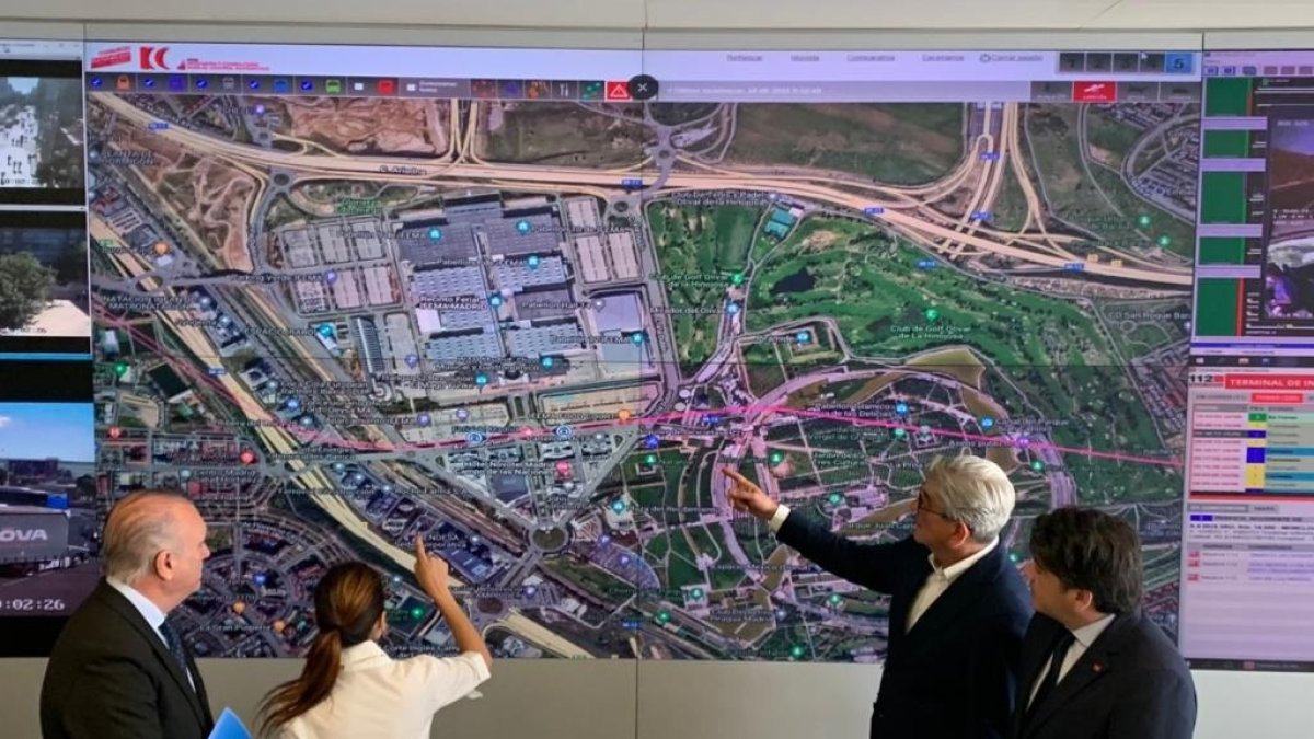 Reunión para coordinar el dispositivo de transporte público en Madrid.