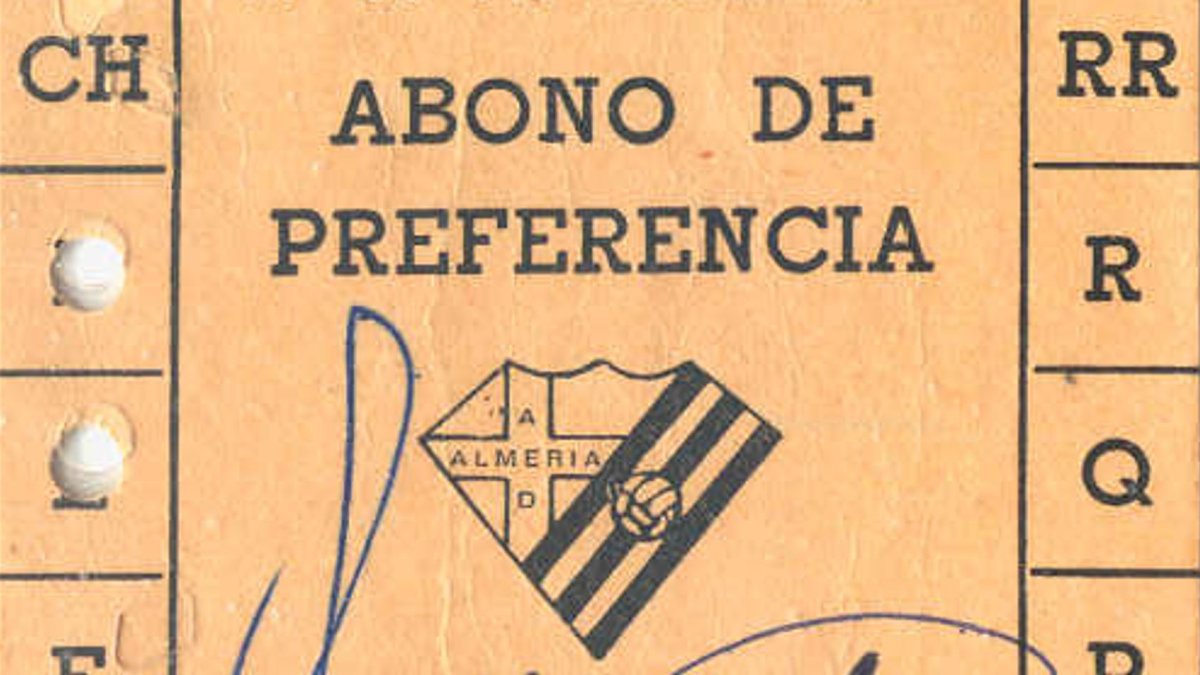 Aquel abono para jugar la UEFA en la Liga 1980-81.