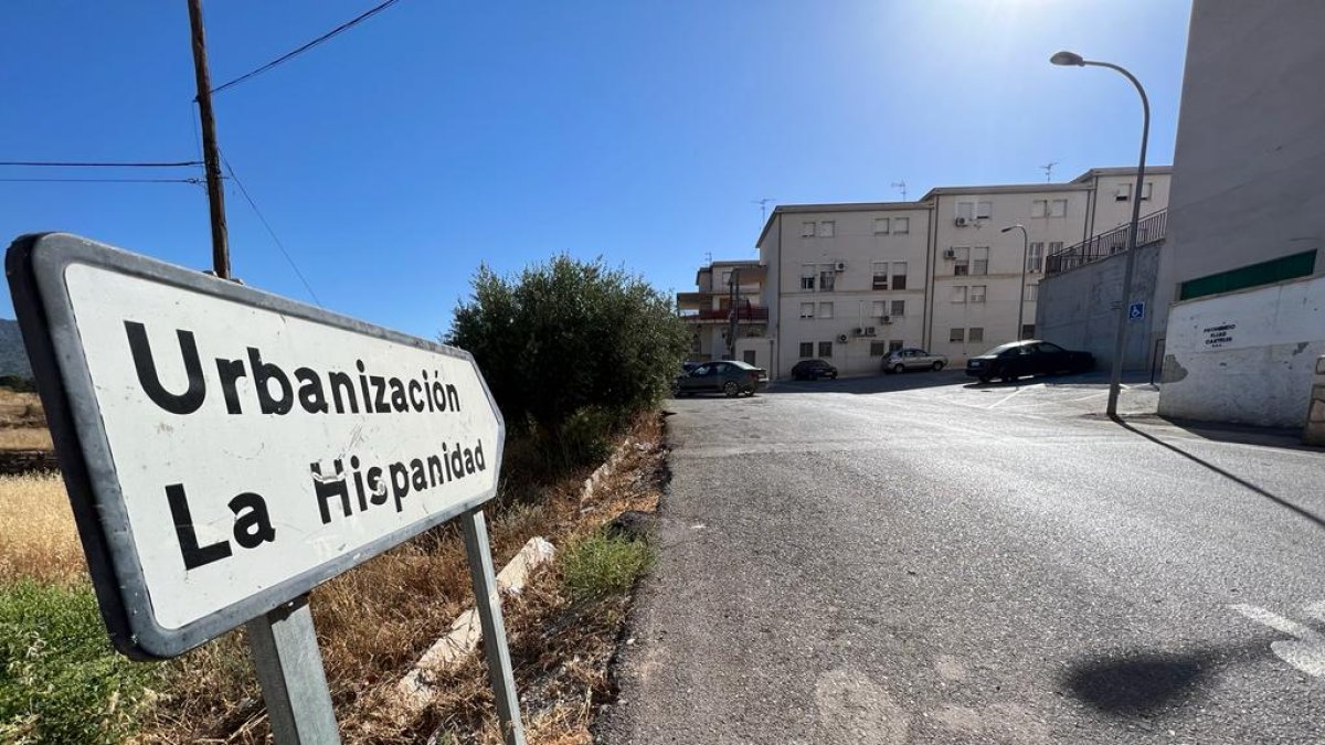 Ubicación de la Plaza en la Urbanización de la Hispanidad.