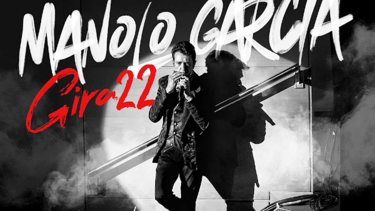 Manolo García actúa este viernes en Roquetas de Mar.