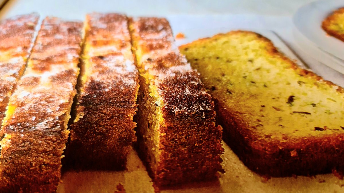 Un bizcocho delicioso con verdura.