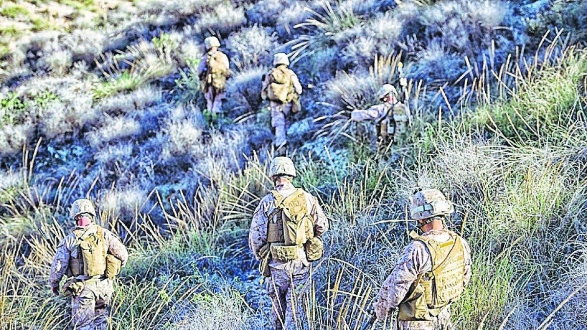 Soldados de EEUU en Viator en las Trident Juncture.