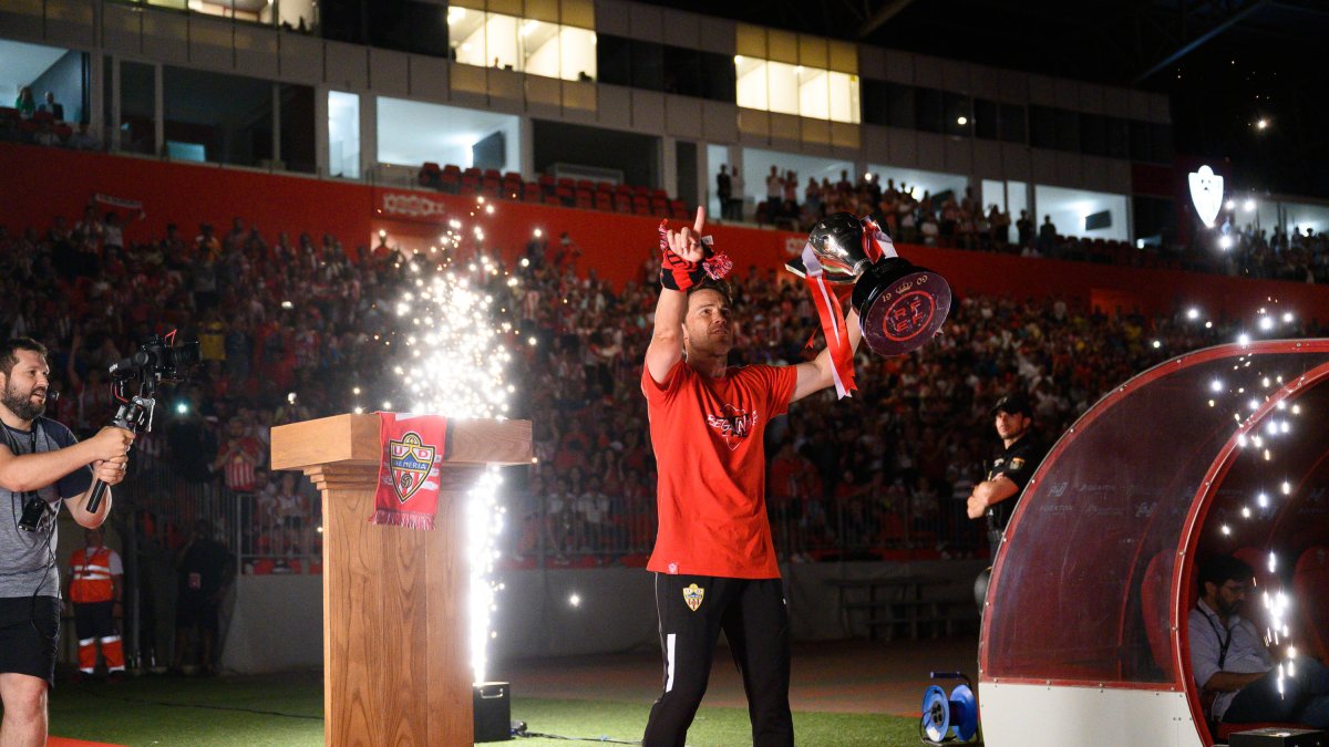 Rubi tiene muchas ganas de empezar la pretemporada con el Almería.