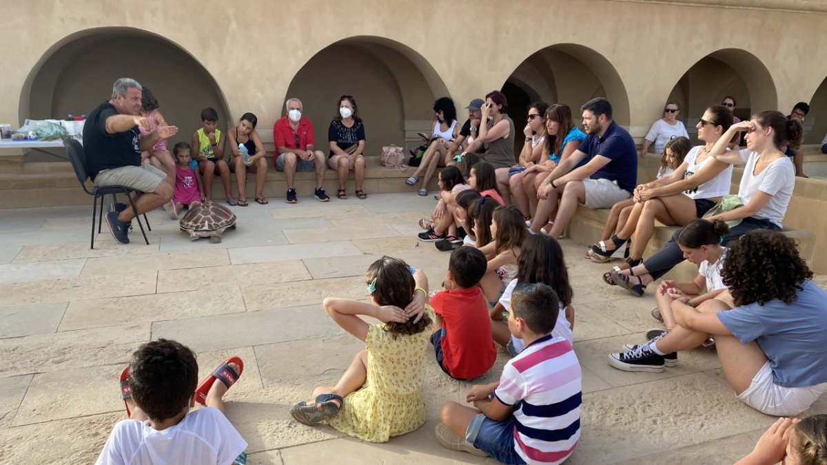 Las actividades infantiles en el Castillo de San Juan de los Terreros.
