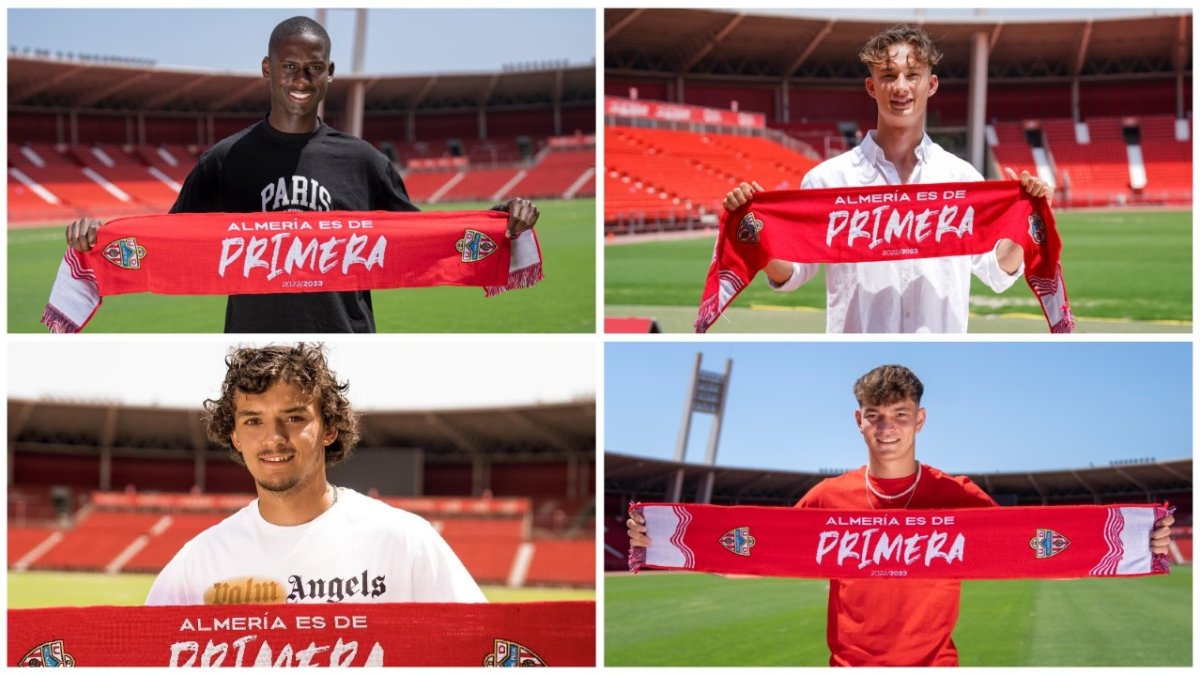 Los nuevos fichajes recién salidos de la guardería.