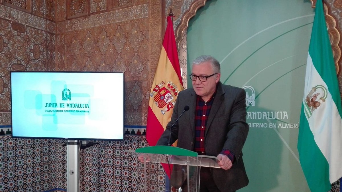 El delegado de Economía en la presentación Plan Comercio.