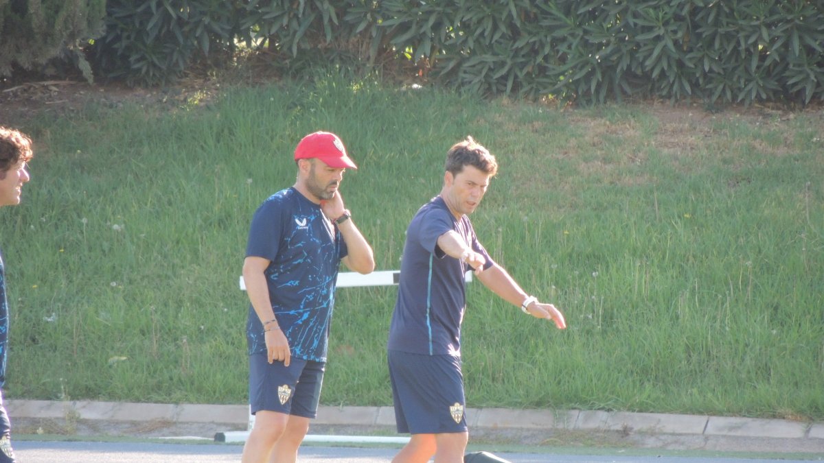 Rubi en el Anexo del Power Horse Stadium este sábado.