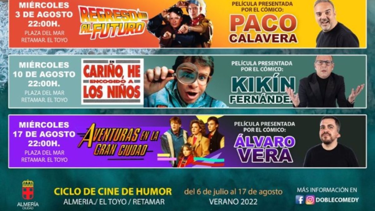 Cartelera del mes de agosto \