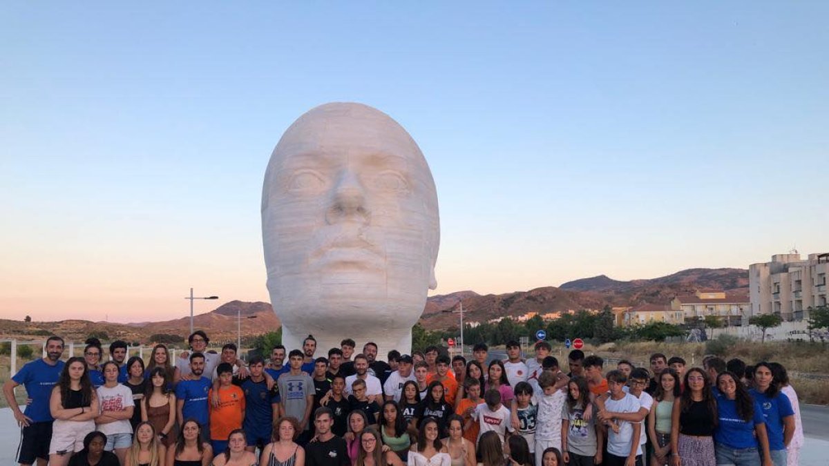 Participantes en el campus en la Ciudad de la Cultura de Olula del Río.