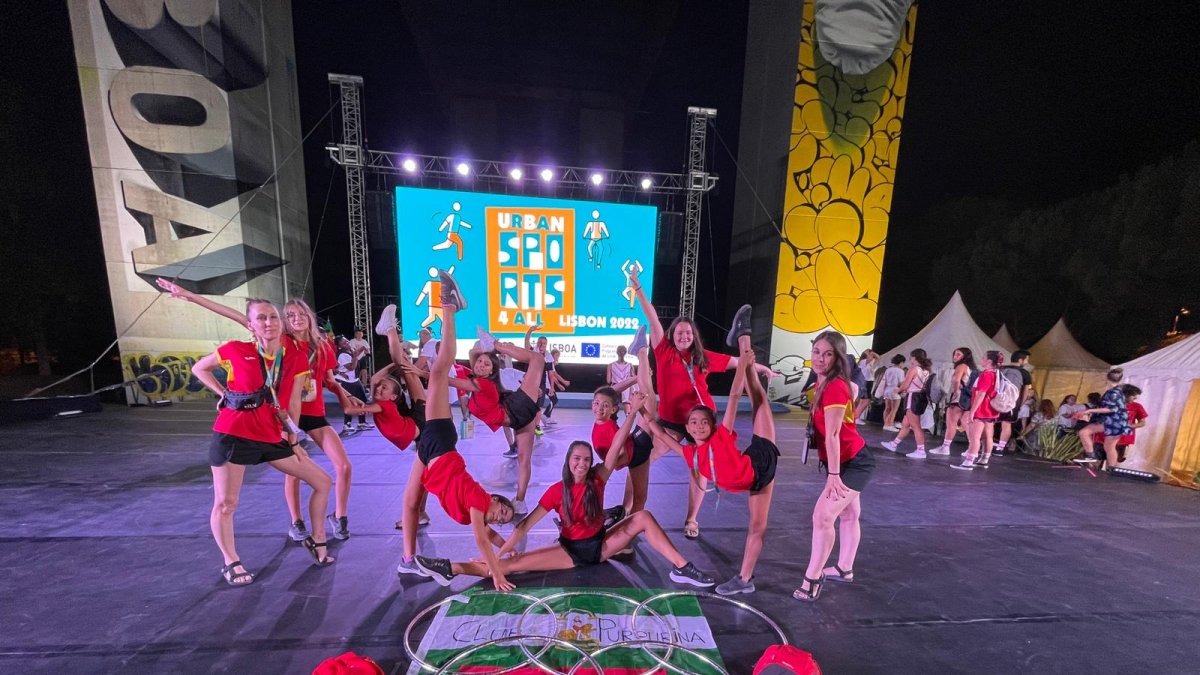 Sello roquetero en la cita de Portugal.