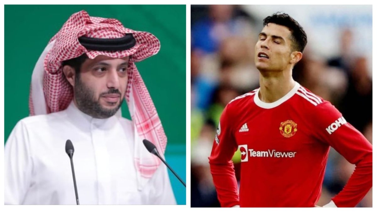 Turki Al-Sheikh y Cristiano Ronaldo.