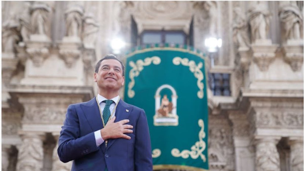 Juanma Moreno, presidente de la Junta de Andalucía.