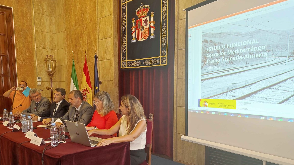 Presentación del estudio funcional del tren a Granada